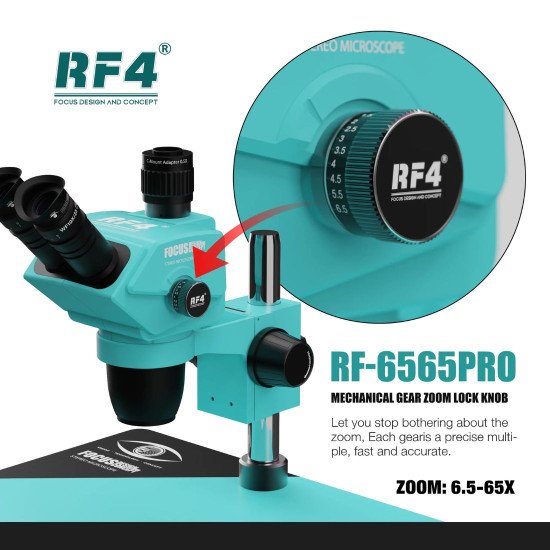 RF4 6565 PRO 12-550x550 MICROSCOPE TRINOCULAR RF4 RF-6565 PRO D2 (NOUVEAU MODÈLE)