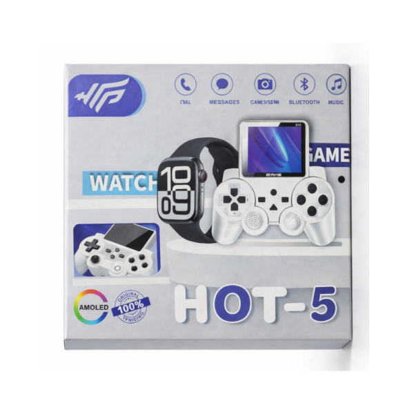 PACK CONNECTÉ HOT-5 – SMART WATCH & GAME COMBO