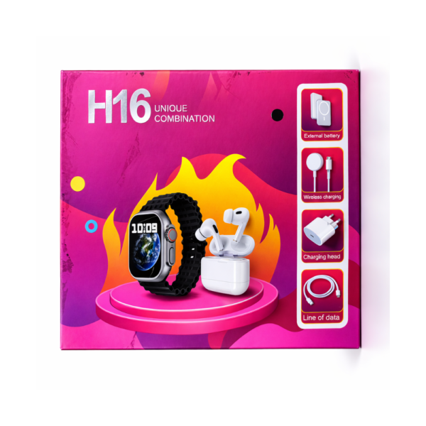 PACK CONNECTÉ H16 – SMART WATCH COMBO
