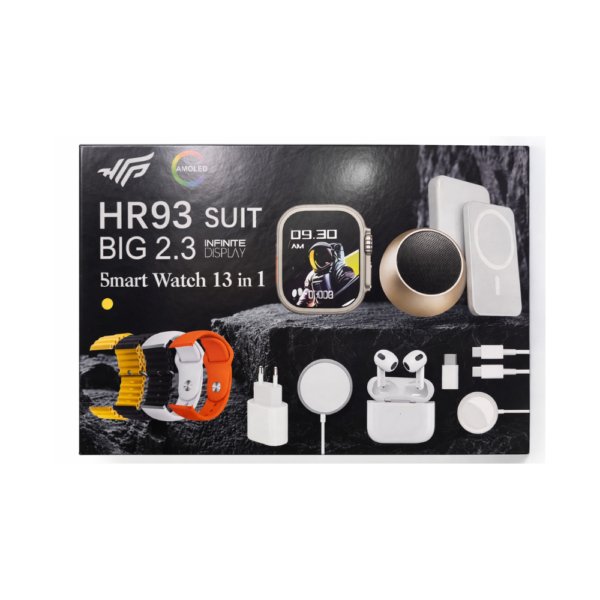 PACK CONNECTÉ HR93 SUIT – SMART WATCH 13 EN 1