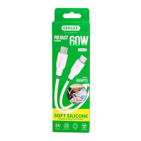 CABLE GERLAX  SOFT SILICONE 60W (D25PT1)