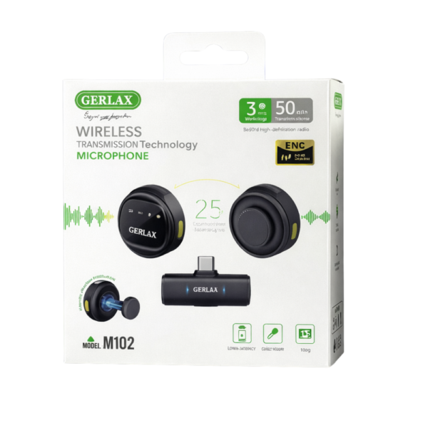 Microphone sans fil double (lavalier / clip)