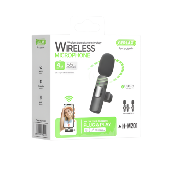 Microphone cravate sans fil (lavalier)