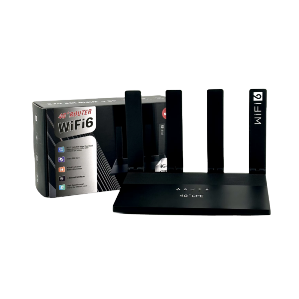 WiFi 6 4G+ CPE AVEC CARTE SIM(HIGH SPEED)