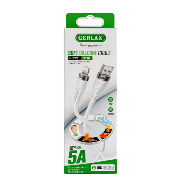 CABLE GERLAX  SOFT SILICONE 5A (D18L)