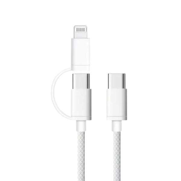 CABLE  USB-C  LIGHTNING  (2 IN 1)